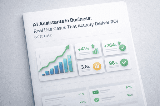 AI-асистенти в бізнесі. Реальні рішення, які визначають ROI (2025 Data)