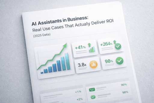 AI-асистенти в бізнесі. Реальні рішення, які визначають ROI (2025 Data)
